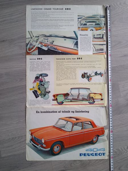 Brochure Peugeot 404 